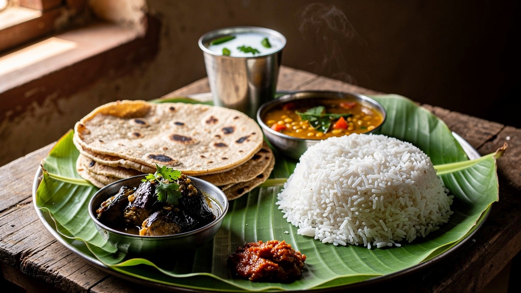 North Karnataka thali
